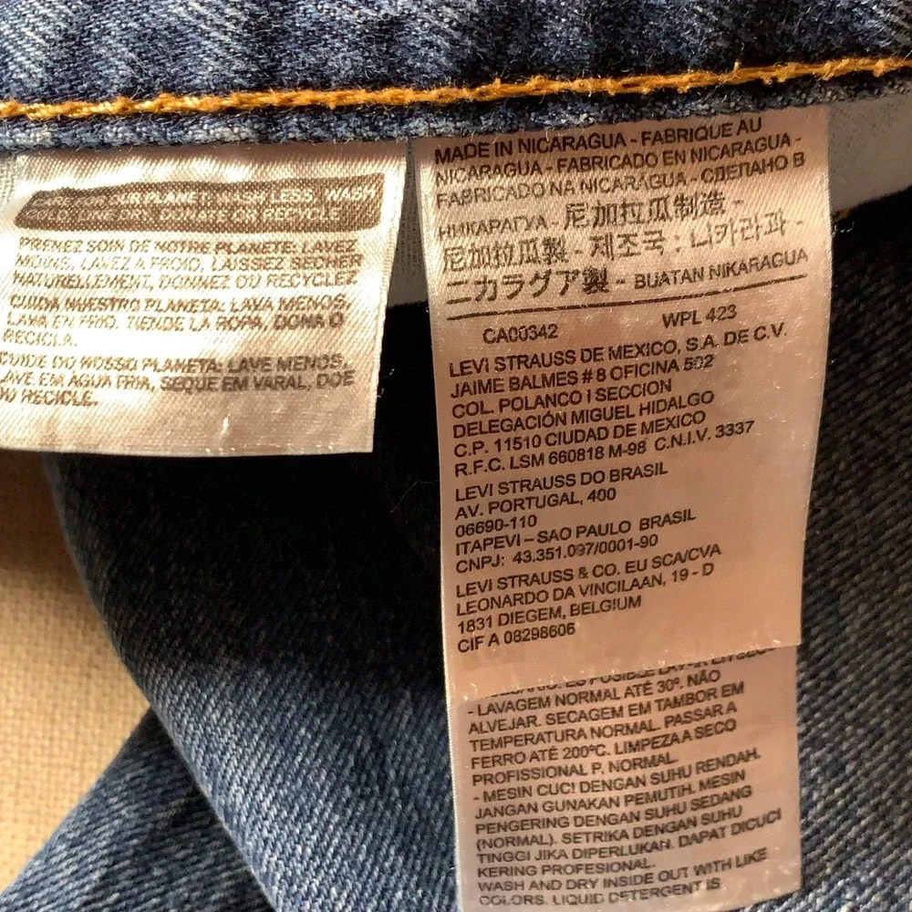Levis 550 Relaxed Fit Jeans Mens W44 L32 Fits 30 Blue‎ Denim